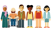 Illustration of people