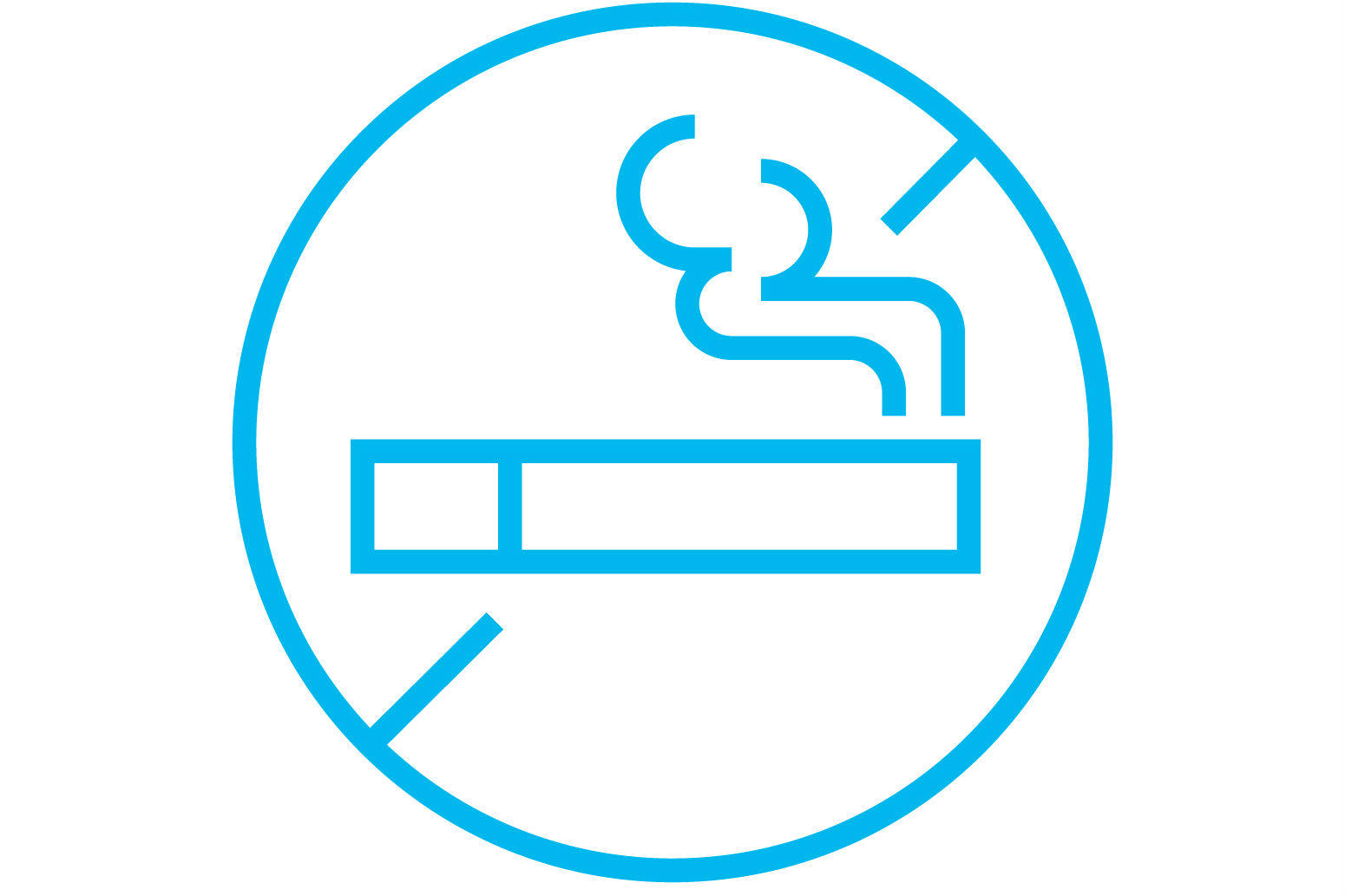No smoking sign for tools on how to quit smoking
