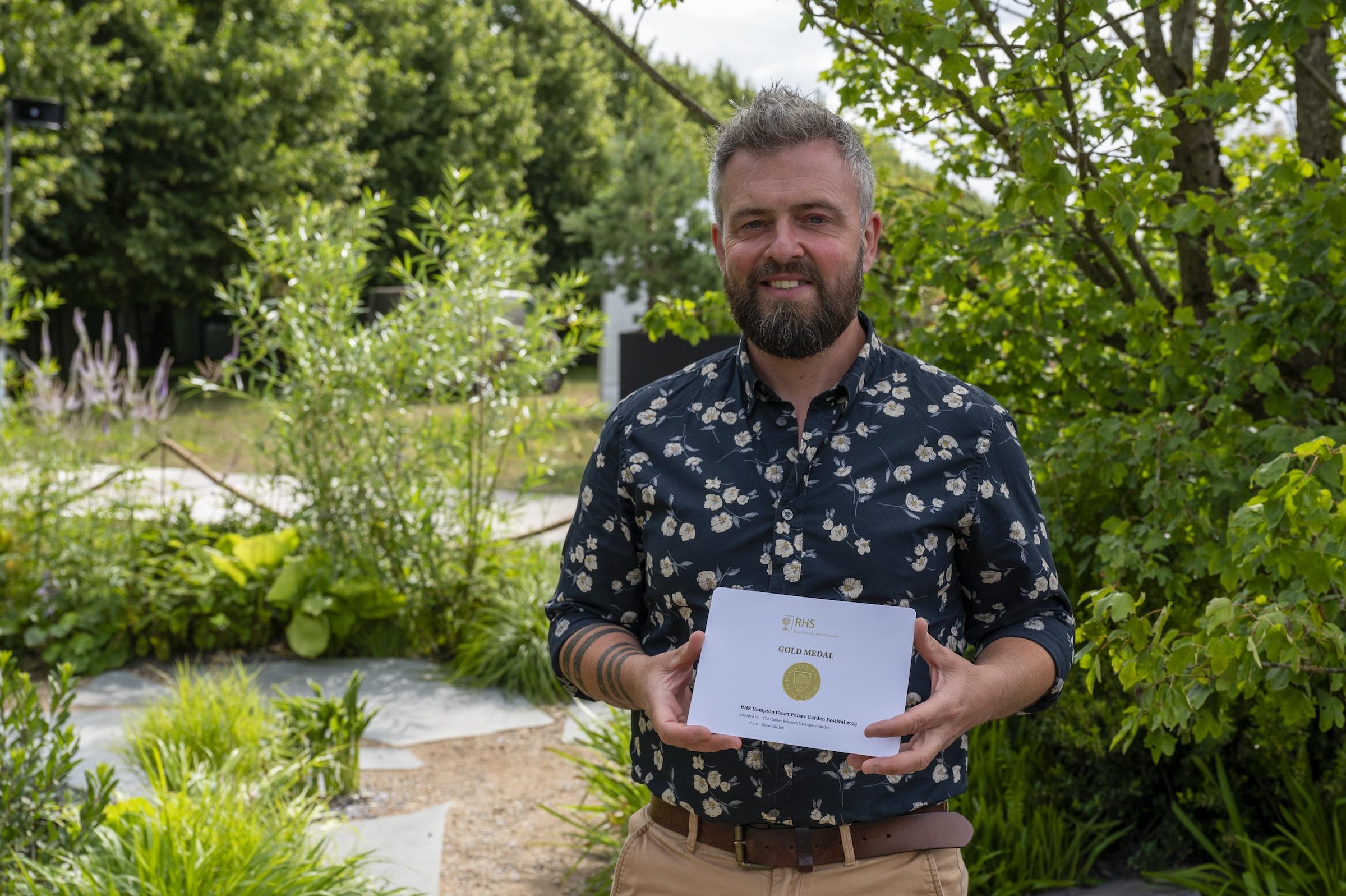 Garden designer Paul Hervey-Brookes