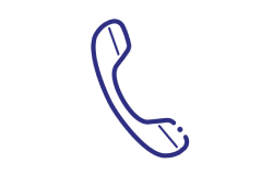 blue phone icon