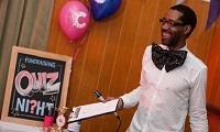 Man hosting a quiz