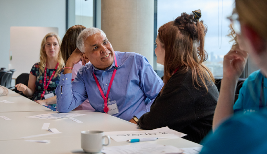 Rashmi talking in panel discussion