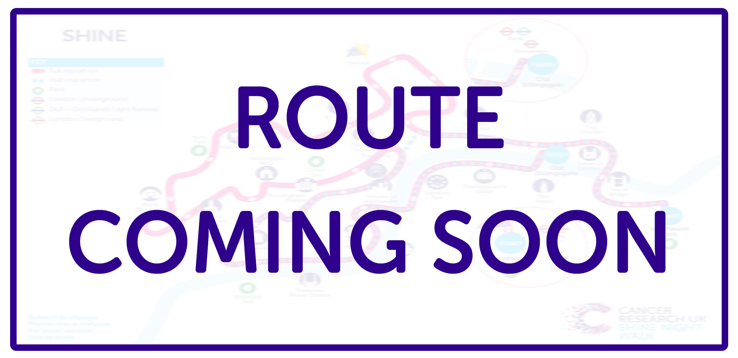 Route coming soon Route coming soon