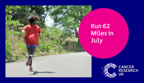 Run 62 Miles in July banner