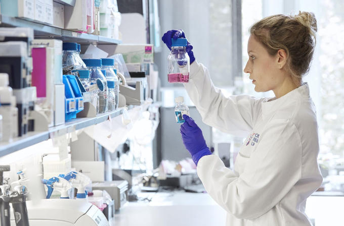Scientist in lab