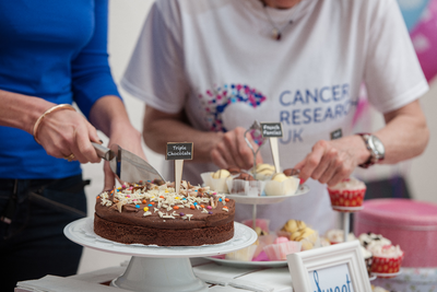 Shine Night Walk bake sale Shine supporters hosting a bake sale for Cancer Research UK