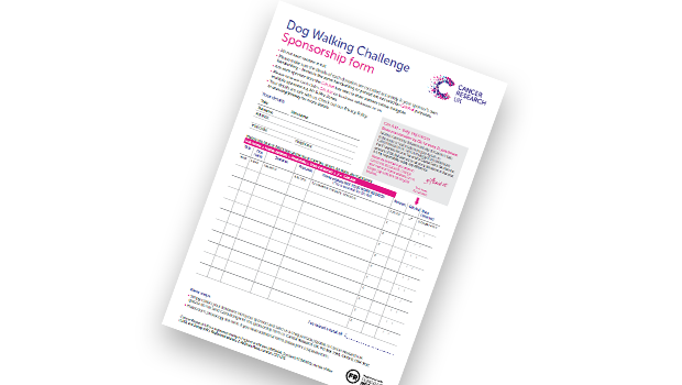 Dog Walking Challenge sponsor form