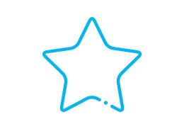 Light blue star