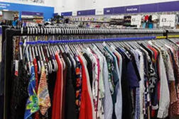 store clothes rack