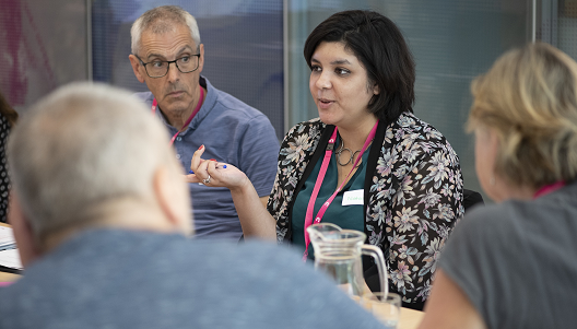 people affected by cancer sharing views