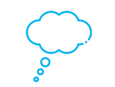 Thought bubble icon 