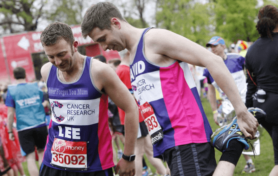 Runners in training