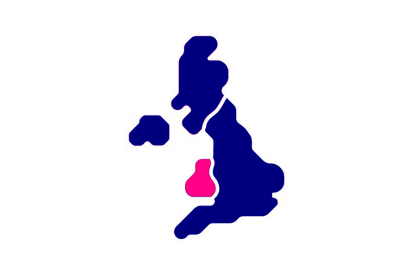 UK map highlighting Wales
