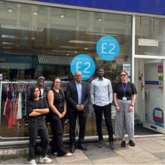 MP's outside the Cancer Research UK store