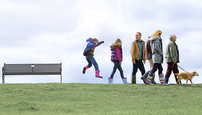 Walking family