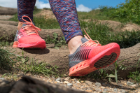Walk All Over Cancer - shoe walking in countryside.