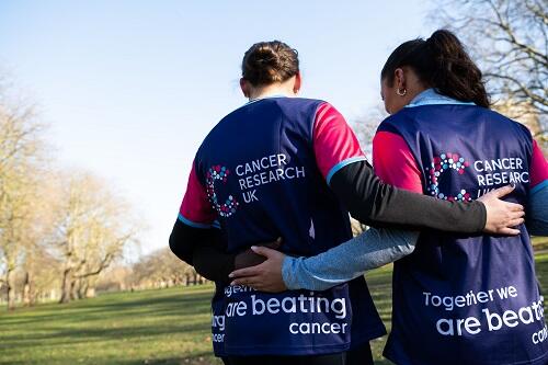 Women fundraising for CRUK