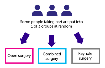 Romio trial diagram (operation at Southampton or Bristol)