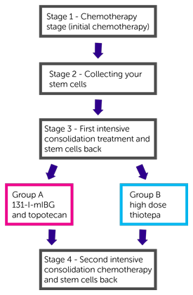 VERITAS trial diagram