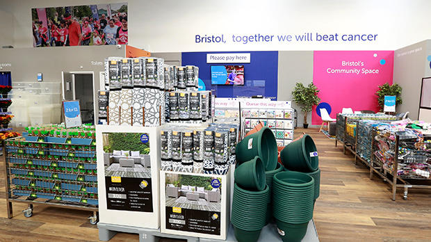 Bristol superstore gardening section