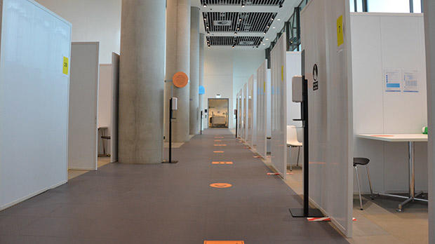 The Francis Crick Institute's vaccination centre