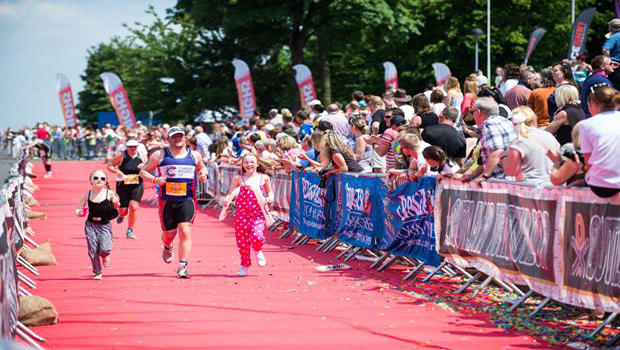 Outlaw Half - finish line