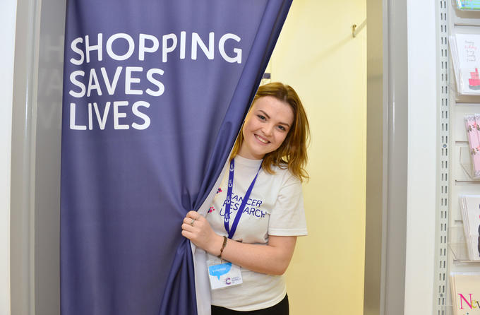 volunteer customer service assistant in your local shop cancer customer assistant