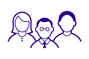 Icon of 3 people