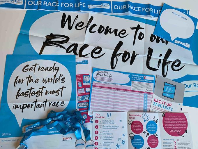 Cancer Research UK Fundraising Materials