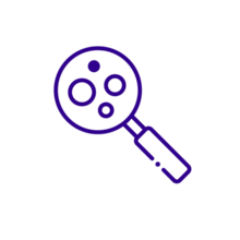 Magnifier glass and cells 