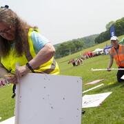 Volunteer at an event