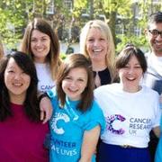 Volunteers helping to fundraise